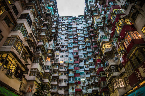 istock Hong Kong high density residence and condominium 1215613263