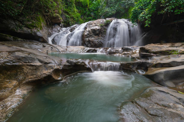istock Mae Sa waterfall national park in Mae Rim, Chiang Mai, Thailand 1215622012