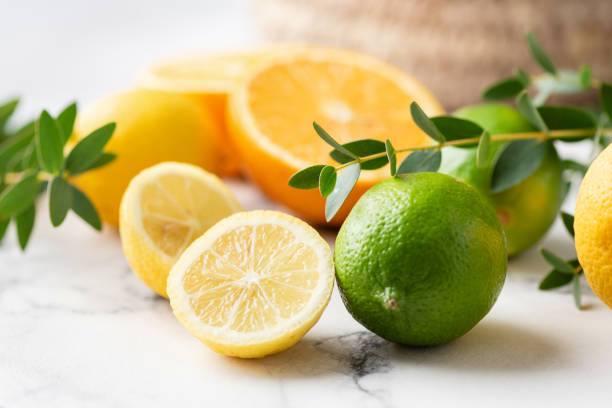 istock Fresh citrus fruits closeup view 1215625071