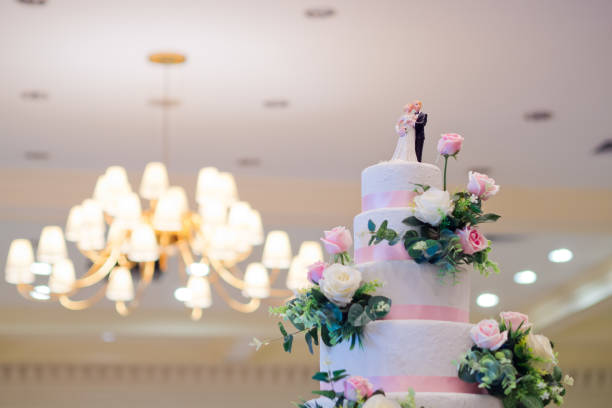 istock beautiful wedding cake, party, marriage 1215627364