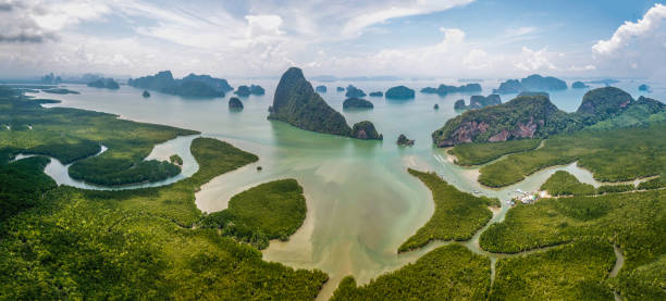 istock Samet Nangshe View point in Phang Nga national park in Thailand 1215636966