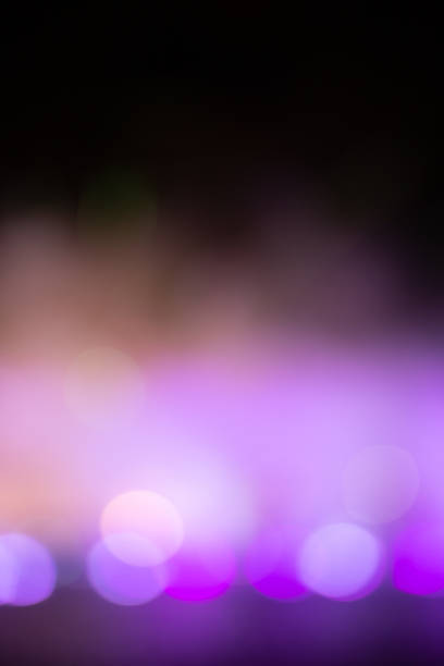 istock Fountain show with pink pastel bokeh color light illumination abstract. 1215640720