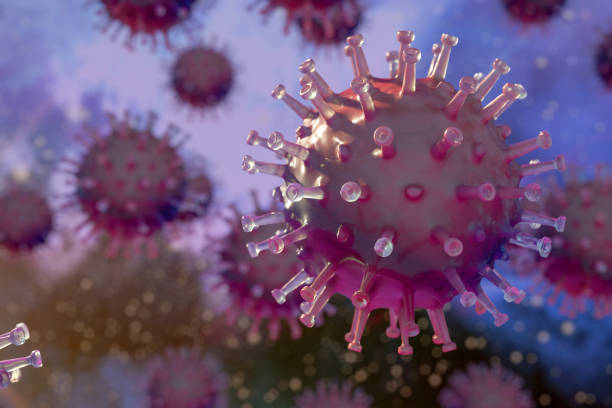 istock Virus, Bacteria, CoronaVirus, Covid-19, 3D Background 1215642080
