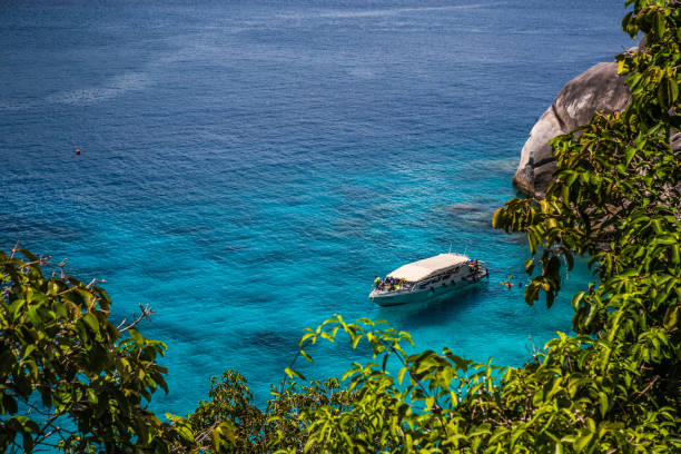 istock Similan island views from the beach and above, in Thailand 1215643726