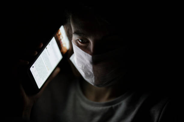 istock Girl with mask to protect her from Coronavirus 1215666095