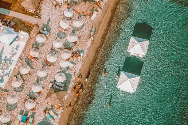 istock vip beach crowd from aerial look 1215669664