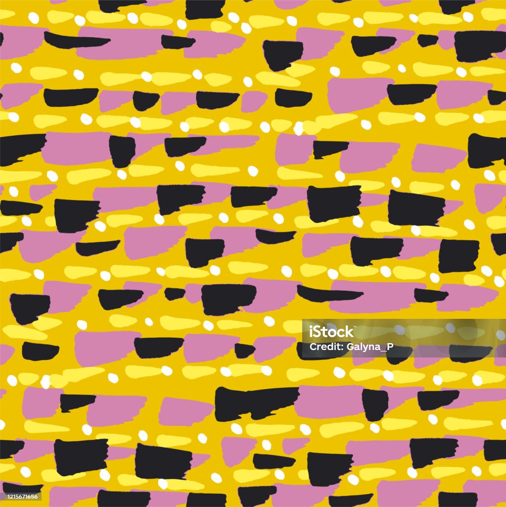 Spots Simple Pattern Simple Abstract Spot Seamless Pattern Stock Illustration - Download ...