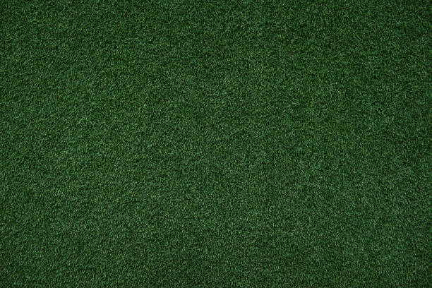 padrão de grama artificial para fundo - soccer soccer field artificial turf man made material - fotografias e filmes do acervo