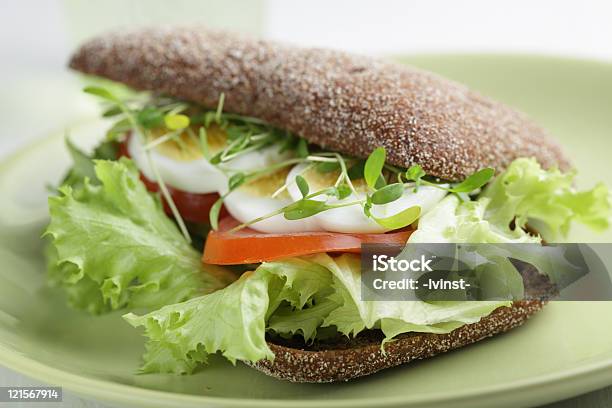 Healthy Sandwich Stock Photo - Download Image Now - Boiled, Boiled Egg, Bread