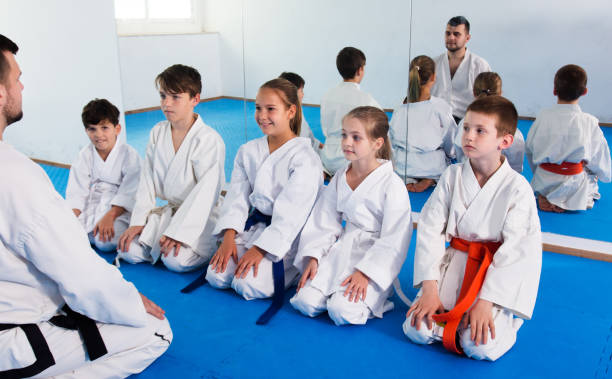 istock Young children in karate class 1215679862