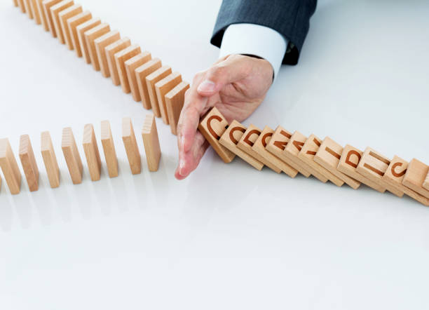 istock Stopping the domino effect of coronavirus 1215680627