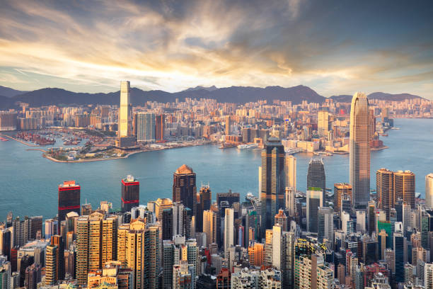 istock Hong Kong downtown - Victoria, China 1215683535