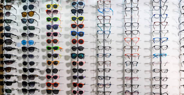 istock Sales rack of sunglasses. 1215685795