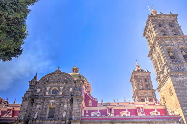istock Puebla historical center landmarks, Mexico 1215687762