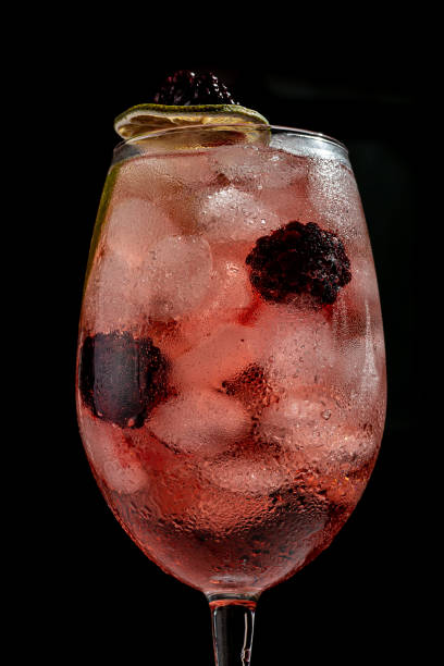 istock cocktail with ice in transparent glasses 1215693729