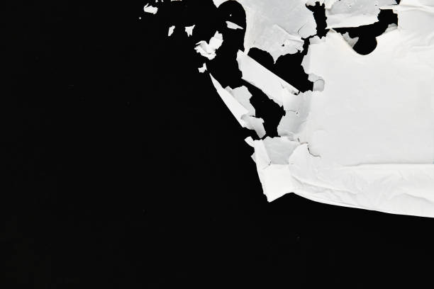 istock decaying polyethylene. white on a black background. view from above. place for writing. concept of pollution 1215697103