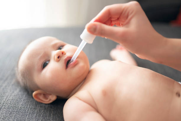 istock Baby with vitamin 1215700586