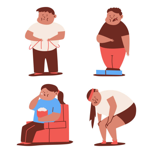419 Cartoon Of Fat Man Big Belly Illustrations & Clip Art - iStock