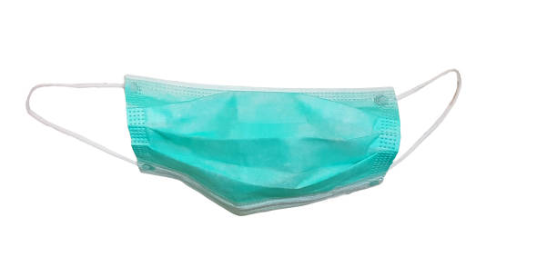 istock surgical mask green front simple isolated in white background 1215715221