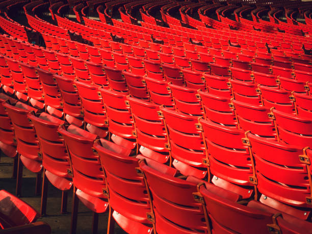 istock Empty seats at the football stadium 1215719257