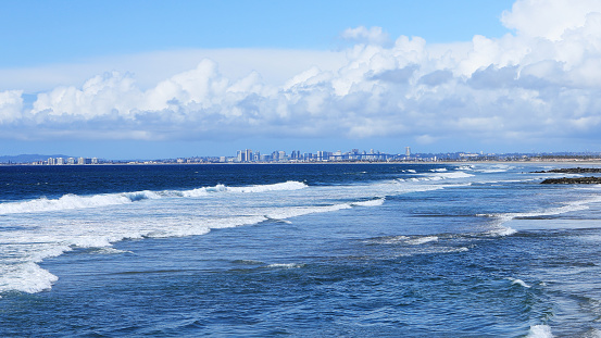 A Scene of San Diego seen from Imperial Beach, California