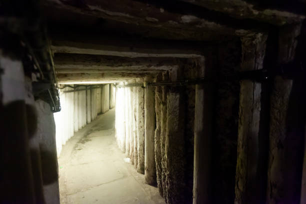 istock Old drift in the back of the mine 1215726356