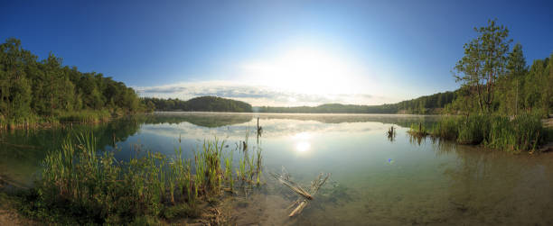 istock Sunrise over the reservoir 1215727790