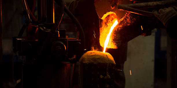 istock Melting furnace 1215729395