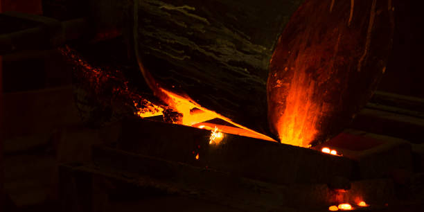 istock Melting furnace 1215729487