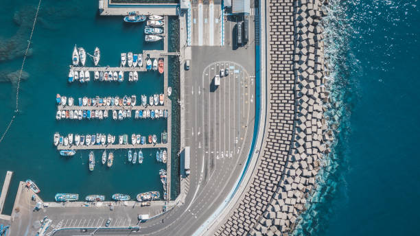 istock Aerial view on the beach Playa De Agaete 1215731366