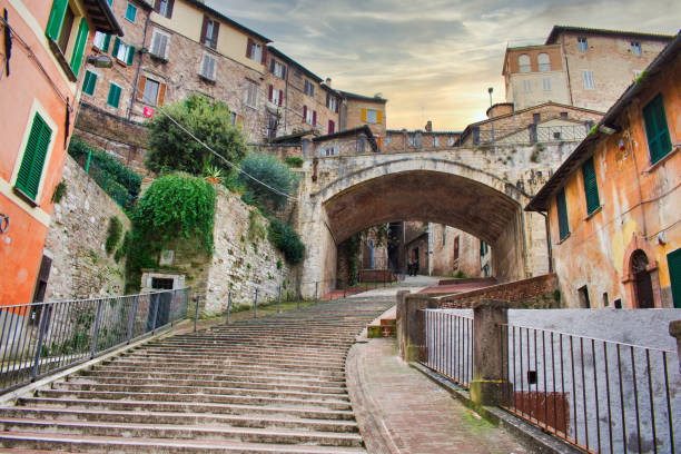istock Perugia, via the aqueduct 1215732529
