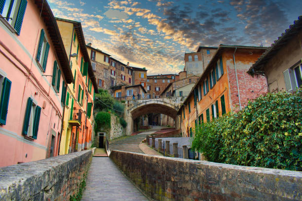 istock Perugia, via the aqueduct 1215732551