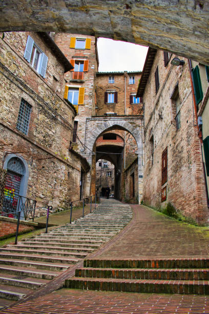 istock Perugia, via the aqueduct 1215732855