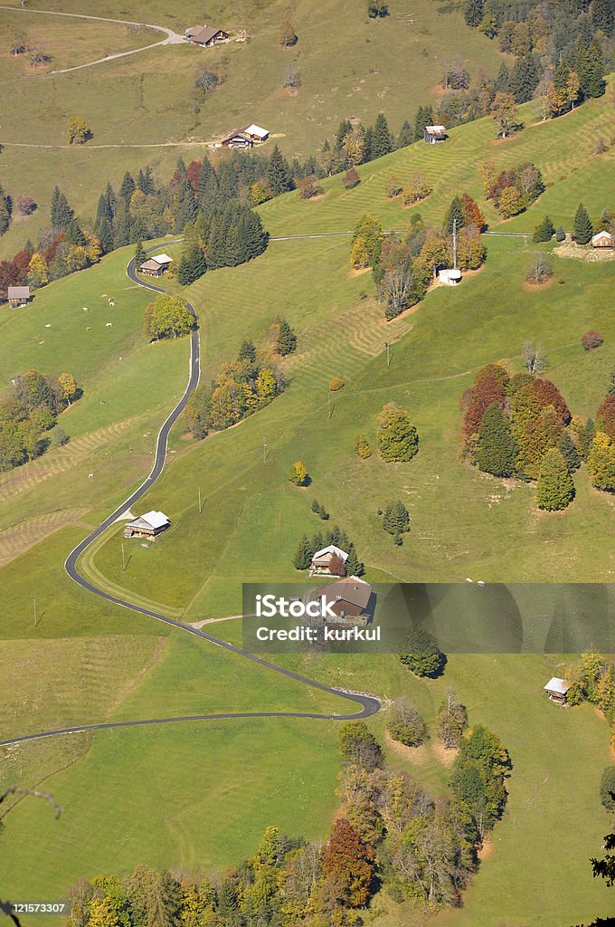 Pueblo alpino - Foto de stock de Aire libre libre de derechos