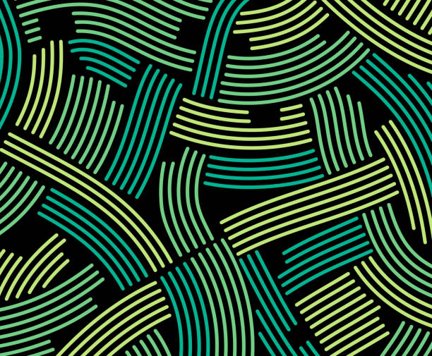 плавающие линии абстрактный фон - agriculture stock illustrations