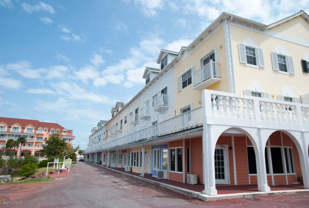 istock Nassau Resort District Empty Street 1215737263
