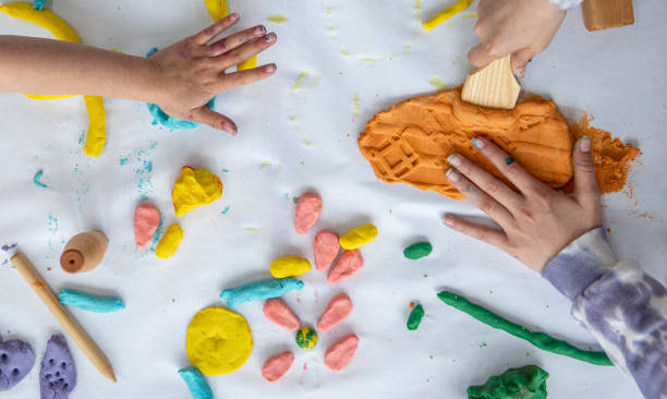 istock Creative Modeling Clay and Play-Dough stock photo 1215748803