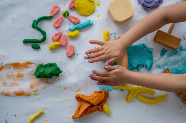istock Creative Modeling Clay and Play-Dough stock photo 1215748808