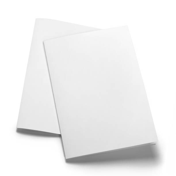 istock Folded sheets of white paper on white 1215751889