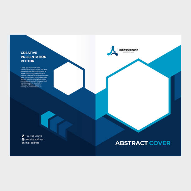istock Cover design for product presentation, creative layout of booklet cover, catalog, flyer, trendy design for printed products 1215760155