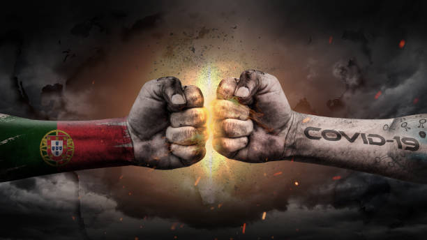 istock Portugal vs Coronavirus. 1215760349