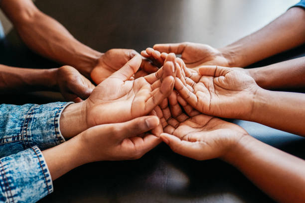 istock Our hands look empty but our hearts are full of joy 1215760436