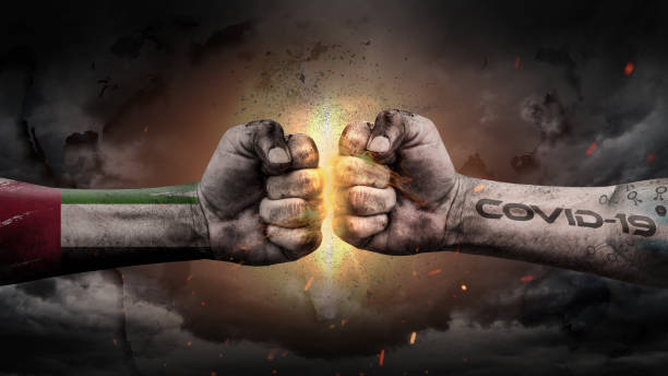 istock United Arab Emirates vs Coronavirus. 1215761125