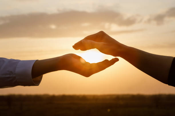istock Concept of contact and communication. 1215767360