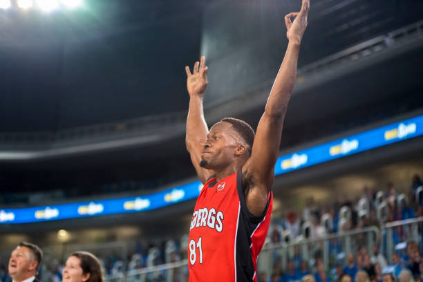 istock Basketball player celebrating victory 1215776279