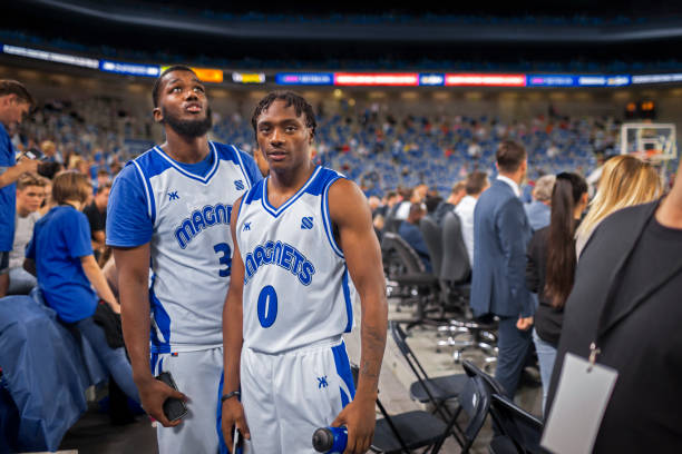 istock Basketball player standing in stadium 1215776362