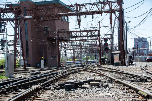 istock Hoboken Train Station Train Tracks 1215779369