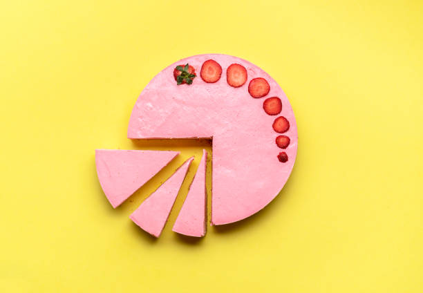 istock Sliced strawberry cheesecake pie.  Cheese cake with strawberries 1215786188