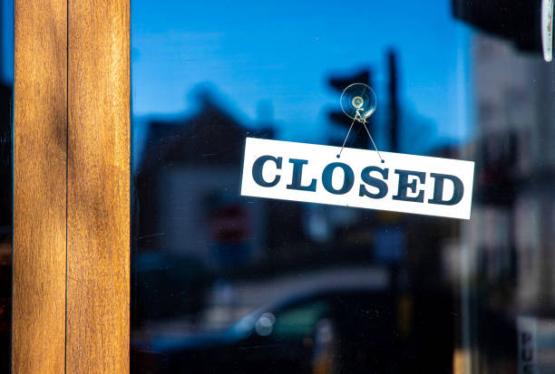 istock Restaurant closed during Coronavirus in London 1215789695