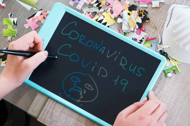 istock inscription on the board coronavirus 1215795112